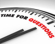 Time for Questions - Clock