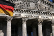 Reichstag mit Fahne
