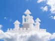fantasy castle in clouds