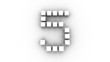 3d digital dotted countdown