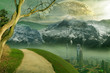 Illustration: Science-Fiction City Science-Fiction City