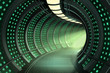 3D rendering of a hallway