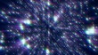 3d flight through starfield of 0 and 1