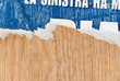 shabby billboard