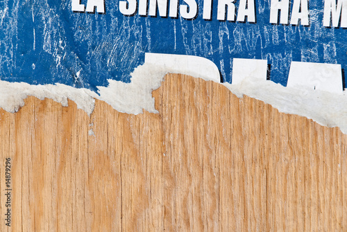 Photo: shabby billboard shabby billboard