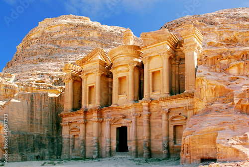 Photo: monastery petra jordan monastery petra jordan