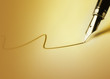 Fountain Pen Drawing Wavy Line