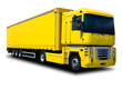 A fényképek részletei Sárga Semi Truck