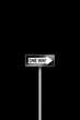 one way