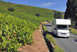 Caravan on its way in France Caravan on its way in France