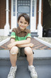 Boy With Bandaid on Knee