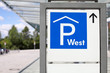 urban carpark sign