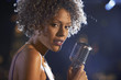 Jazz Singer Performing in Club