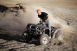 Photo: teenager riding quad ATV - four wheeler teenager riding quad ATV - four wheeler