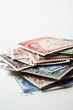 Pile of Postage Stamps