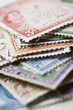 Pile of Postage Stamps
