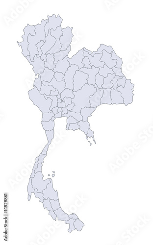 Vektor: Karte Thailand Karte Thailand