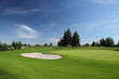 green of a beautiful golf course