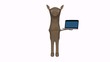 nice kitty with laptop