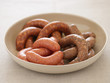 Variety of Sausages in bowl