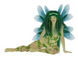 Translucent Blue Green Fairy