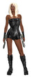 Woman Holding Guns