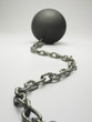 metal ball with chain