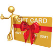 Gold Guy With Gift Card Gold Guy With Gift Card