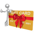 3D Character With Gift Card