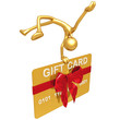 Gold Guy With Gift Card Gold Guy With Gift Card