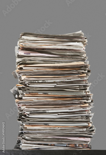 Photo: Pile of waste paper Pile of waste paper