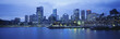 Harbor and Skyline at Twilight