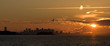 Sunset sur boston
