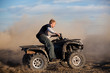 Photo: teen riding ATV quad teen riding ATV quad