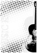 guitar dots poster background guitar dots poster background