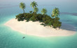 aerial view of caribbeanl desert island aerial view of caribbeanl desert island