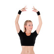 Dancing young woman