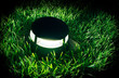 lawn ground  night lamp and ray
