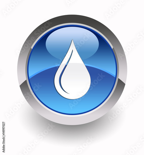 water drop vector. Water drop glossy icon