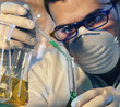 researcher in the laboratory