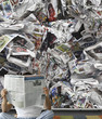 Man Reading Newspaper