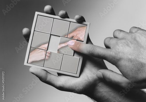 Photo: Man Working Puzzle Man Working Puzzle