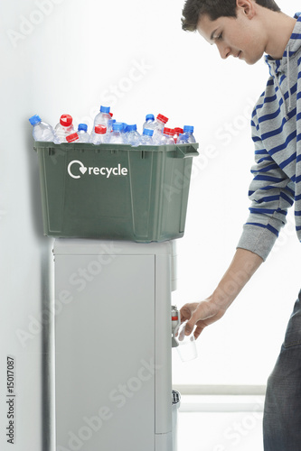 Photo: Man Recycling Man Recycling