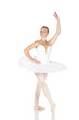 Young caucasian ballerina