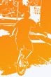 unicycle orange