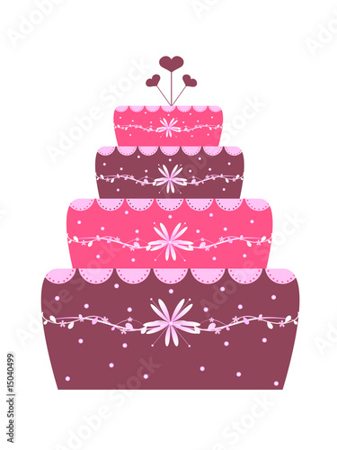 Vector: beautiful cake beautiful cake