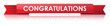 Congratulations Ribbon