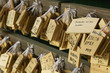 Japan, Nara, Kasuga Shrine, Small wooden plaques with prayers and wishes Ema