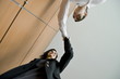 Businesswomen doing high five