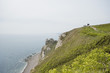 Couple on a Path Atop a Cliff